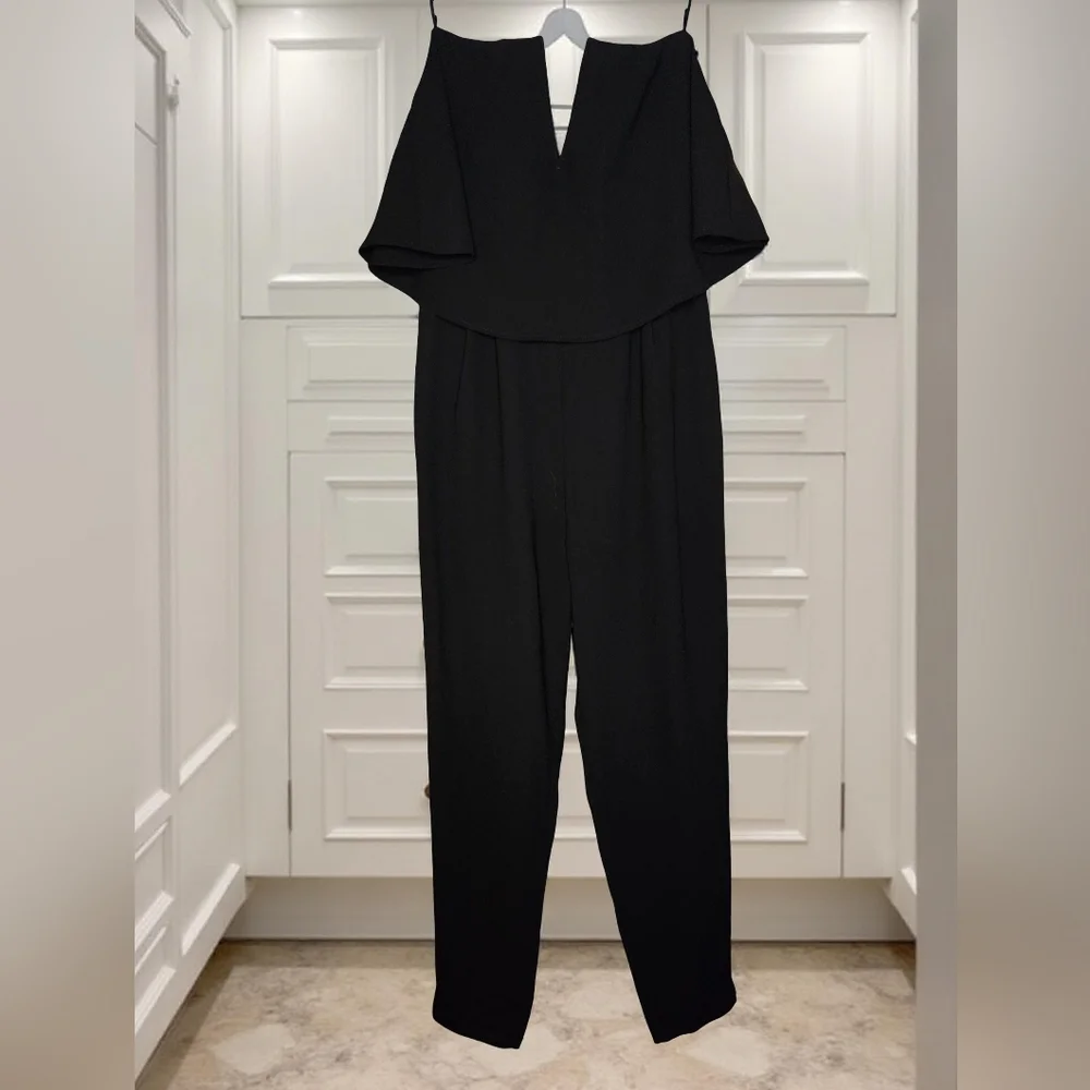 Chic Black Jumpsuit - Picture 1 of 3